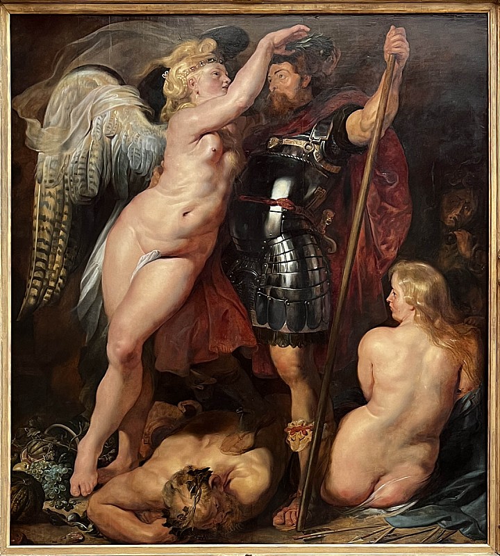 Rubens — Le Couronnement du héros vertueux 1614
